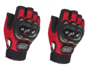 Manusi fara degete Pro Biker (rosii) - Img 2