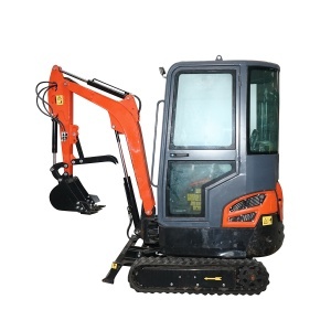 Mini excavator 1.4T cu cabina, motor diesel 25CP, rotire 360 grade, adancime sapare 2200mm, capacitate ridicare 350Kg, cupa 400x400x300mm THOR - Img 2