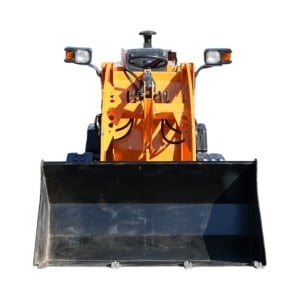 Mini incarcator frontal articulat 1.1T 4x4, motor diesel 57CP, capacitate ridicare 700kg, latime cupa 1300mm THOR - Img 3