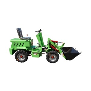 Mini incarcator frontal electric articulat 4x4, 2 motoare brushless 2200W, baterie 60V/70Ah, capacitate ridicare 400kg, latime cupa 1000mm Breckner Germany - Img 4