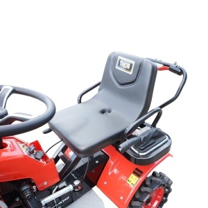 Minitractor agricol 4x4 diesel 17CP, 531cc, 3+1 viteze, 2 cutii de viteze, pornire electrica/manuala, latime lucru 1050mm cu freza, rarita, roti metalice, picior sprijin THOR - Img 7