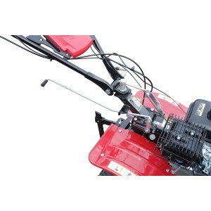 Motocultor 7.5CP cu freza 100cm, plug, rarita, motor benzina 4 timpi 212cc OHV, viteze 2+1, transmisie pinioane, roti 4.00-8 Breckner Germany - Img 9