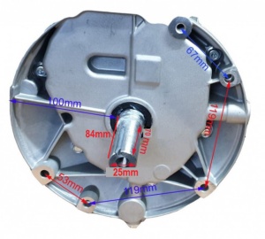 Motor motosapa ax vertical Zongshen XP200A (ax 25 Ø - 84mm) 6.5 CP - Img 4