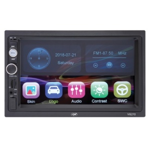 Navigatie multimedia PNI V8270 2 DIN cu GPS MP5, touch screen 7 inch, radio FM, Bluetooth, Mirror Link, AUX, USB, microSD - Img 4