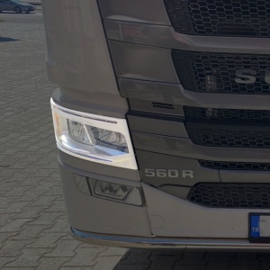 Ornament cromat far SCANIA S/R 2016+