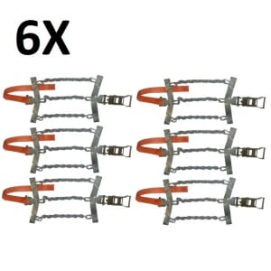 PACHET 6 BUCATI LANTURI TIP SECTOARE - CU CHINGA - CAMION 22,5