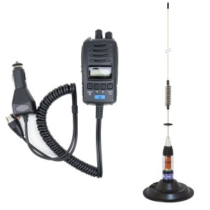 Pachet statie radio CB TTi TCB-H100 12V/24V, Roger Beep si antena CB PNI ML70 cu magnet inclus