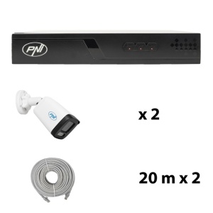 Pachet supraveghere video NVR POE PNI House IP710J, 2 camere PNI IP515J, 5MP si cabluri incluse - Img 5