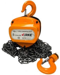 Palan troliu cu lant, 1Tx3M VERKE