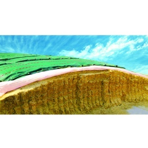 Plasa/prelata protectie pentru folie siloz verde 15x18m Breckner Germany