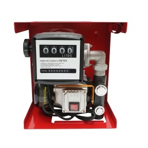 Pompa transfer motorina 220V 550W Breckner Debit 60L/min. (Kit cu contor, furtun aspiratie 1,5M, furtun transfer 4M, Pistol) - Img 2