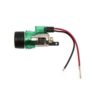 Priza cu bricheta auto universala 12V fi28, cu lumina integrata verde Breckner Germany - Img 3