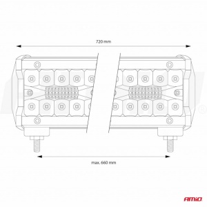 Proiector LED - 200LED 720x74 600W - Img 3