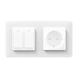 Rama dubla PNI WS2 pentru intrerupator sau priza inteligenta PNI SmartHome - Img 2