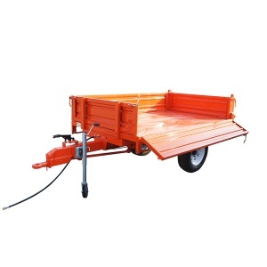Remorca 1T basculabila cu instalatie electrica o singura osie si anvelope 185R14 - Img 4