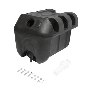 Rezervor apa 30L cu robinet si dozator de sapun 250ml. plastic negru 332x420x331 mm