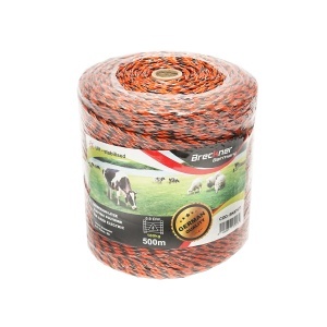 Rola fir portocaliu-negru fi 3.5mm 6x0.25mm SS, 0.9 Ohm/m, 500m gard electric Breckner Germany - Img 3
