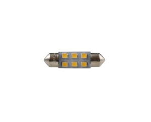 Set 2 becuri LED L928 - C5W 36mm 24V 6xSMD2835 alb - Img 2