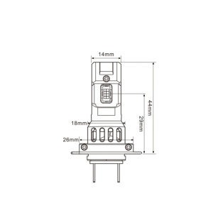 Set 2 becuri LED M-TECH PREMIUM SMART H7 - Img 2