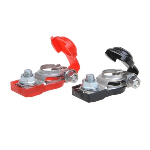 Set 2 borne baterie auto cu protectie