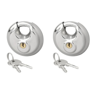 Set 2 bucati lacate rotunde cu cheie