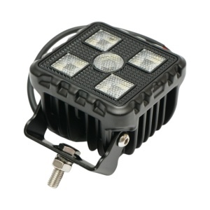 Set 2 proiectoare patrate LED 20W, 9-32V, 5700K, 2000lm, carcasa aluminiu 80x55x74mm IP67 Breckner Germany - Img 6