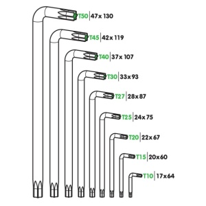 Set 9 chei torx - Img 3