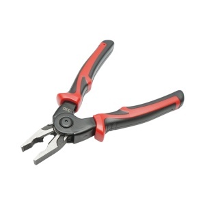 Set cleste patent multifunctional 5 in 1 cu foarfeca, taiere, sertizare, dezizolare cabluri - Img 6