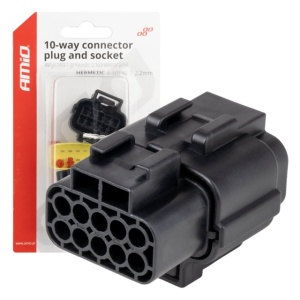 Set conector stecher si priza 10 PIN 2.2mm - Img 3