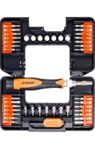 Set de biti de surubelnita Jufisto Precision cu surubelnita, 37 buc