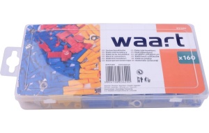 Set de conectori Waart, conectori cu manșon, cutie de plastic, 160 buc. - Img 2