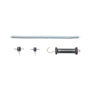 Set maner poarta cu arc si izolatori dubli gard electric Breckner Germany