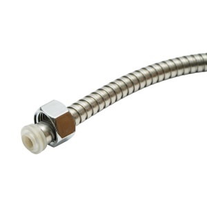 Set para dus cu furtun zincat 1.5m, suport perete, 5 functii, crom lucios, plastic 97x240mm - Img 8