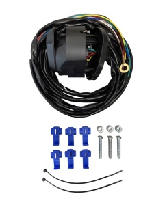 Set priza 7+1 pini, PVC, 1,8 m, cu intrerupator pentru ceata