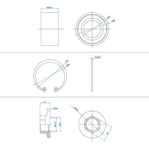 Set Rulment compact 42/80x42mm compatibil AL-KO - Img 6