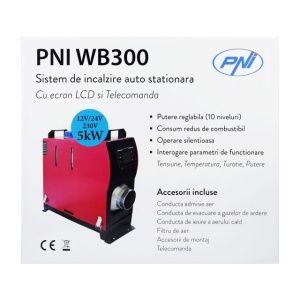 Sistem de incalzire auto stationara PNI WB300 Diesel 5kW 12V/24V, 230V, 10 niveluri de putere sirocou - Img 8