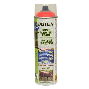 Spray marcaj forestier rosu fluorescent 500ml