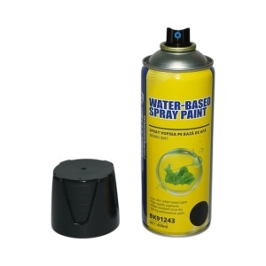 Spray vopsea negru mat pe baza de apa 450ml Breckner Germany - Img 2
