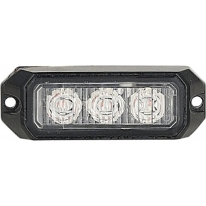 STROBOSCOP 3 led-uri lumina portocalie 8x3 cm