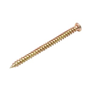 Surub montaj usi-ferestre 7.5x92mm, torx TX30, otel zincat galben 100 buc/cutie - Img 2