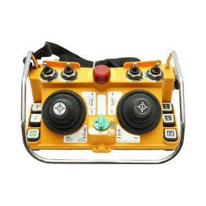 Telecomanda industriala wireless 24V-500V AC/DC cu joystick dublu si butoane IP65 Breckner Germany - Img 3