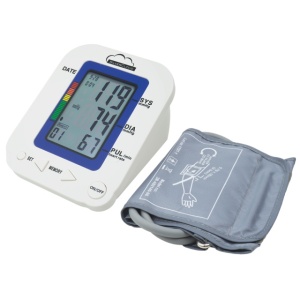 Tensiometru electronic de brat SilverCloud MB23 cu ecran LCD, atentionare vocala, afisare ritm cardiac, manson 22-36cm - Img 2