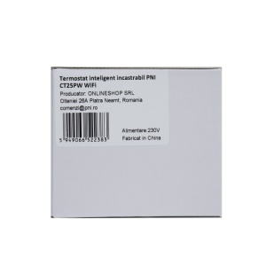 Termostat inteligent incastrabil PNI CT25PW WiFi, control prin internet, incalzire cu apa in pardoseala, actuatoare, pompe, centrala, aplicatie mobil Tuya Smart, integrare in scenarii smart cu alte pr - Img 8