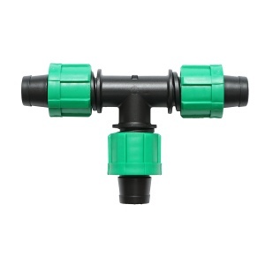 Teu egal conector banda picurare 17x17x17mm pentru sisteme de irigatii