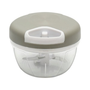 Tocator manual de legume cu sfoara, 3 lame inox, capacitate 500ml - Img 2