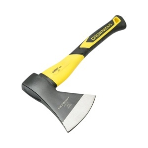 Topor profesional 600g cu lama din otel forjat, coada din fibra de sticla si maner antiderapant TPR Crownman - Img 2