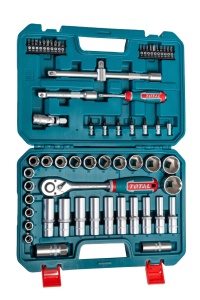 TOTAL - TRUSA DE CHEI TUBULARE 1/2" 62 PIESE