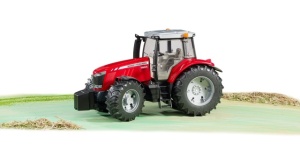 Tractor Massey Ferguson 7624 - BRUDER 3046 scara 1:16 - Img 5