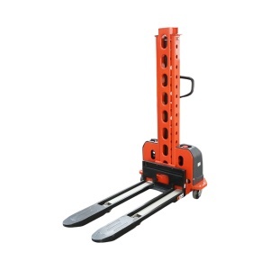 Transpalet semi-electric 500kg cu autoincarcare, baterie Li-ion 12V, 33Ah, inaltime ridicare 1300mm - Img 2