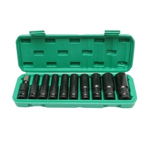 Trusa chei tubulare de impact lungi 8-24mm 10 piese Breckner Germany